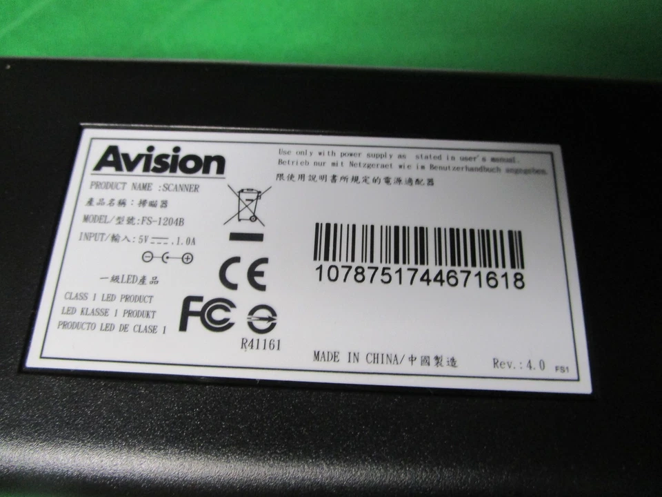 Avision IS15 Plus Portable USB Scanner for Photos & Cards 600dpi FS-1204B Unused - Image 3 of 4