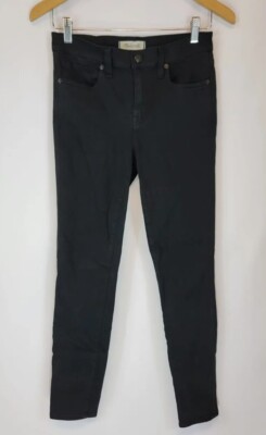 Madewell Pants 9" High Riser Skinny Skinny Black- Women's Size 26 | eBay