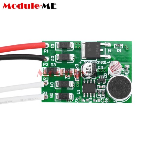 Sound Sprachsteuerung Sensor Schalter/Mikrowelle Radar Sensor Modul Auto Einschalten - Bild 10 von 34