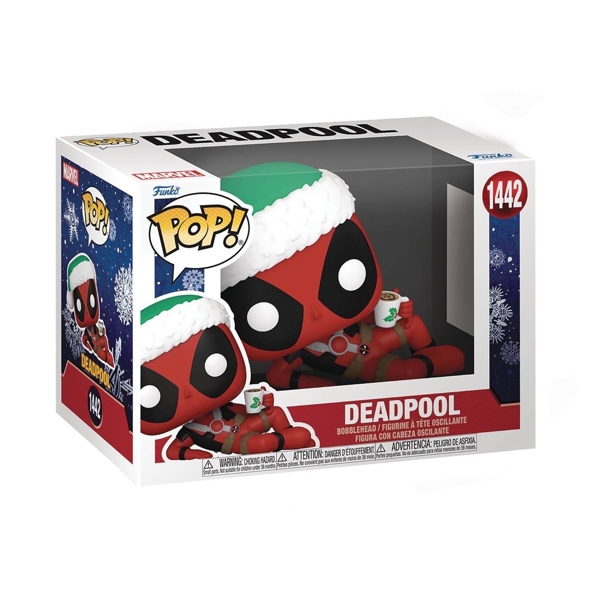 Pop! Marvel Holiday Deadpool with Cocoa #1442 Vinyl Figure Funko