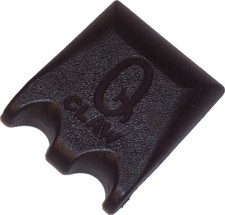 Q-Claw QCLAW Portable Pool/Billiards Cue Stick Holder/Rack - 2 Place - Black