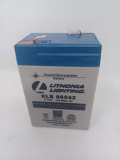 ELB 06042 Battery Emergency Battery, 6 Volts, 4.5amp Hour