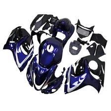 Silver Blue ABS Bodywork For Suzuki GSXR1300 Hayabusa 2008 - 2020 Fairings Set 