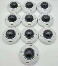 LOT OF 10 AXIS Communications M3046-V PoE Network Mini Dome Cameras