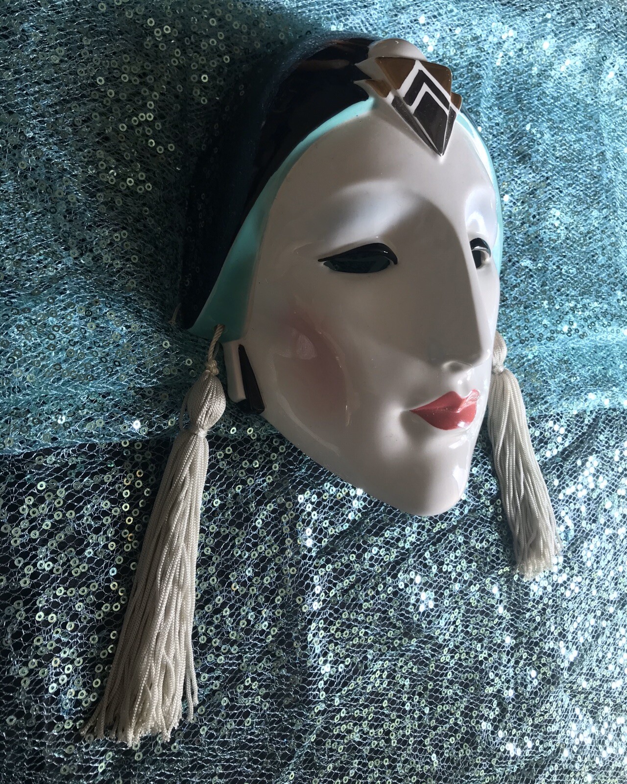 Vandor Wall Hanging Face Mask Uniquely Originally Hand painted Pelzman