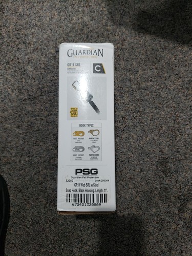 Guardian Fall Protection GR11 Connector 11' Self Retracting Lifeline - Picture 5 of 10