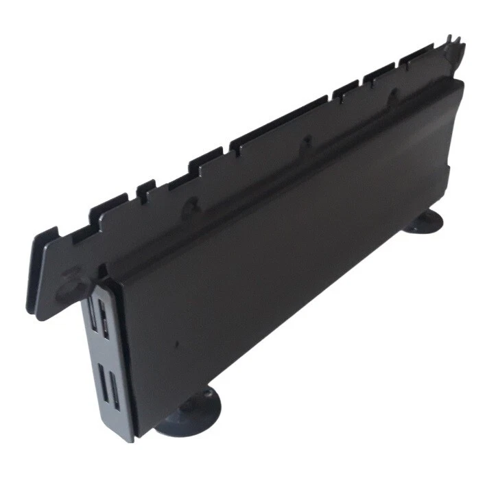 L&H DUTCH BEAR B.V. NEU Fußteil Fuß T47cm H16 schiefergrau für Regal Säule für Eden Tegometall ITAB*