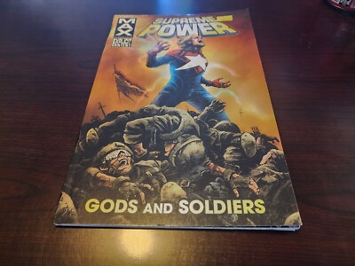 Marvel Max Comics Supreme Power Gods and Soldiers Trade Paperback, nice!