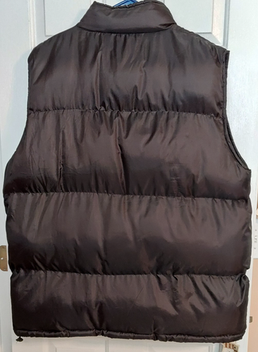 Chaqueta Chaleco BROOKLYN XPRESS Negro Acolchado Puffer Sin Mangas Para Hombre Grande Alto XXL - Imagen 5 de 9