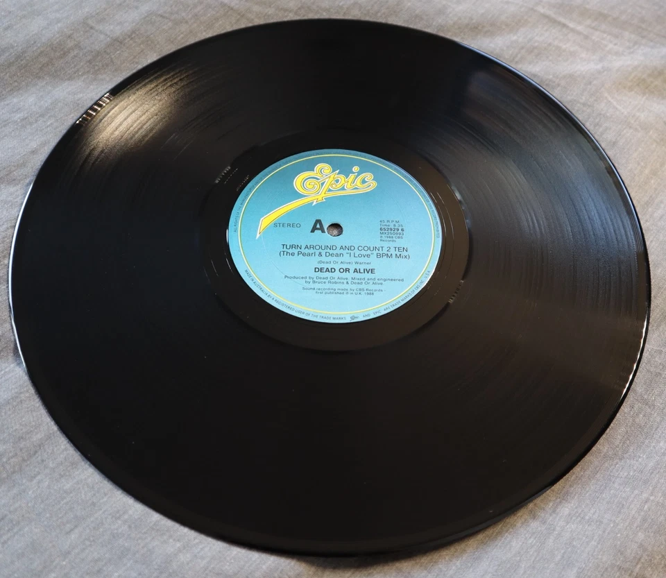 Dead Or Alive Turn Around And Count 2 Ten "I Love" BPM Mix Record 12" Single - Image 3 of 4
