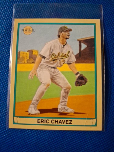 2003 ERIC CHAVEZ UPPER DECK PLAY BALL MINI BASEBALL CARD #51 OAKLAND A'S - 第 1/2 張圖片