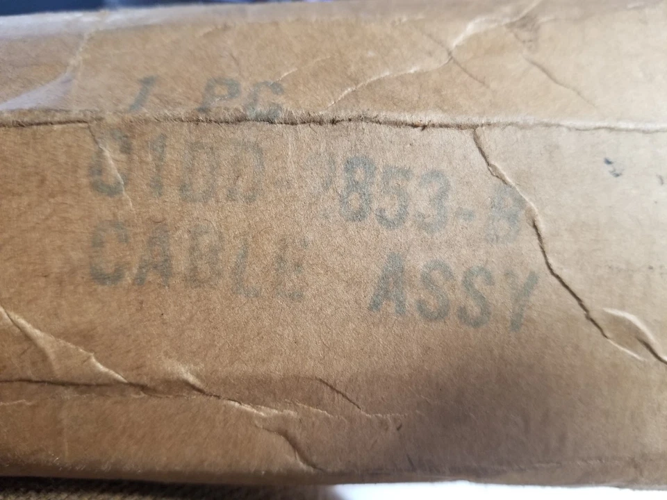 Cable de freno de emergencia delantero Falcon 1960-61 OEM Ford C1DD-2853-B Foto 2 de 4