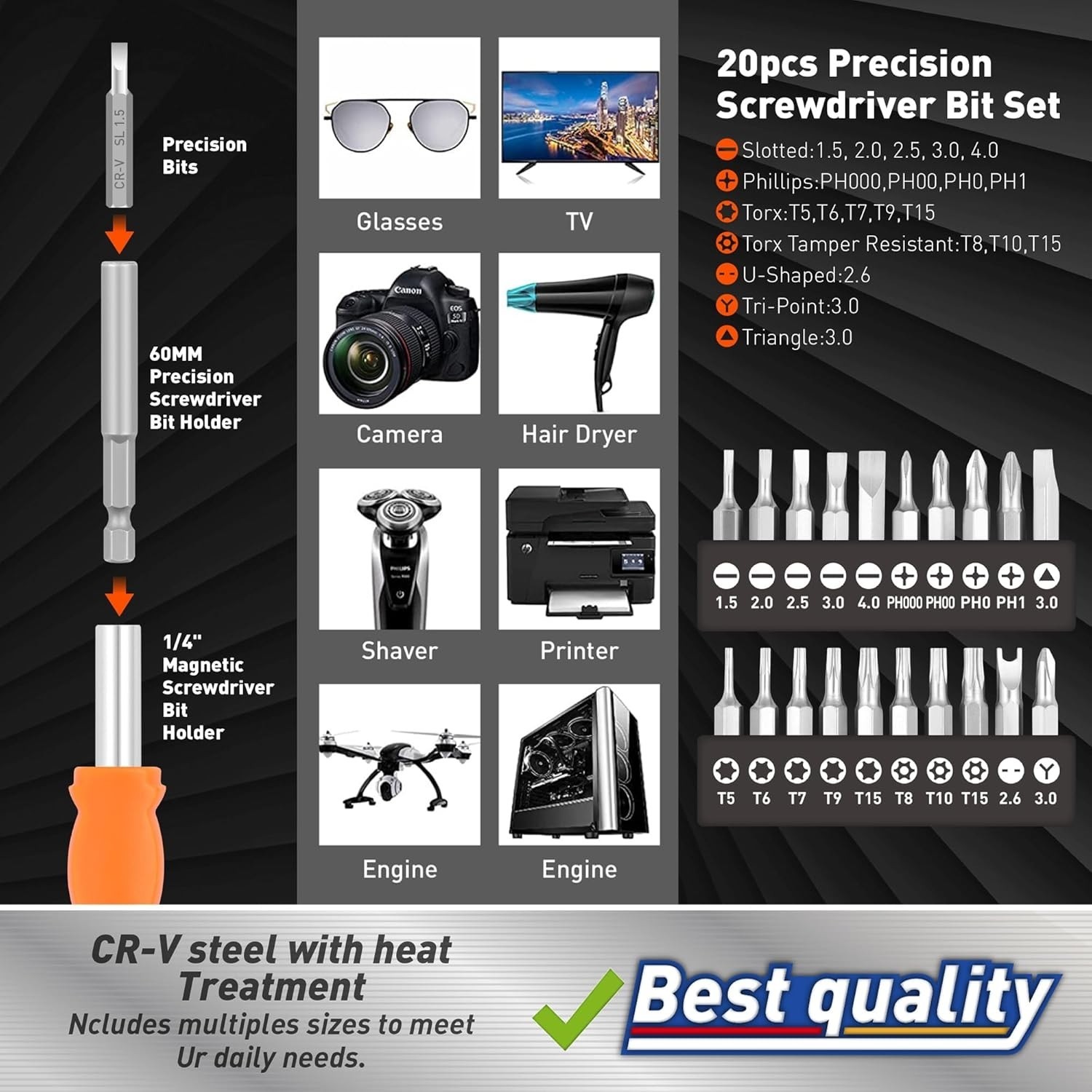Gun Bit Set Gunsmith Screwdriver Set Gunsmithing Firearm Tools Kit 258 Bits Pro NEW ...