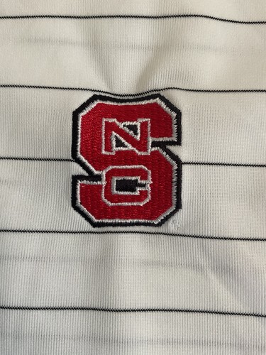 NC STATE WOLFPACK logo cutter & buck short sleeve white men's polo xl - Picture 2 of 9