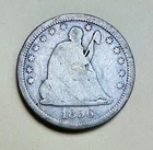 1856 Seated Liberty Quarter, G