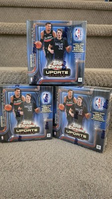 (3) x 2025-26 Topps Chrome Update Series NBA Debut Mega Boxen Fast Shipping