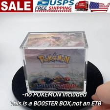 Pokemon Magnetic Booster Box Acrylic Case Pok mon Card Protective Display