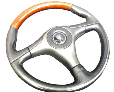 NARDI Z5 Genuine Wood Leather Steering Wheel 360mm VIP Y30 Gloria