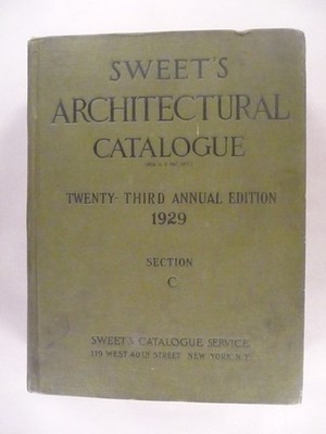 Sweet's Architectural CATALOG - 1929 - Section C