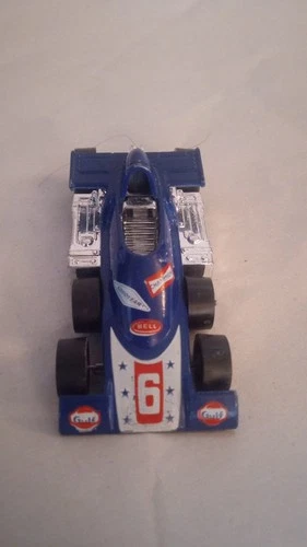 VINTAGE HOT WHEELS 1977 BLACKWALL BW LICKETY SIX TYRELL  HONG KONG Base