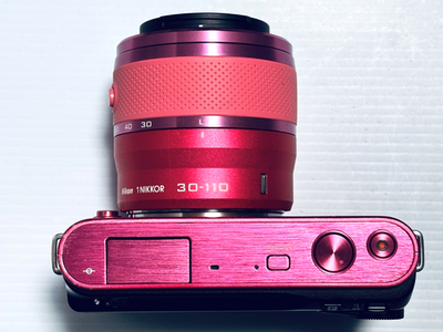 Nikon 1 J2 10.1MP Mirrorless Digital Camera - Pink w/30-110mm VR