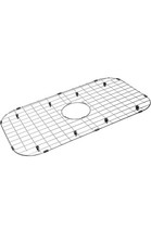 Serene Valley Sink Protector Grid 26-1/16" x 14-1/16" Centered Drain with Corner