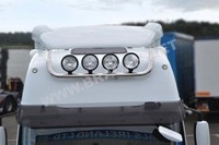 DachbüGel + Spot Lampen FüR Foden Alpha Hoch Chrome Edelstahl Lkw Front