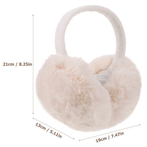 Women Earmuff Foldable Plush Earmuff Women Winter Warm Earmuff Anti-freeze Ear - Picture 12 of 12