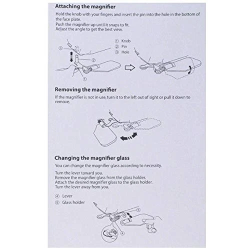 Optic Magnifier (20x 40x 60x) for Janome Presser Foot # 202400006/202130002 - Image 3 of 3