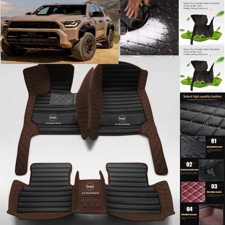Toyota 4Runner Luxury Waterproof Floor Mats Car Liners Auto Rug