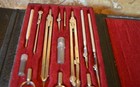 LOVELY VINTAGE ENGINEERING TOOLS BY FULLERTON 218~COMPASSES AND MORE! — photo 2