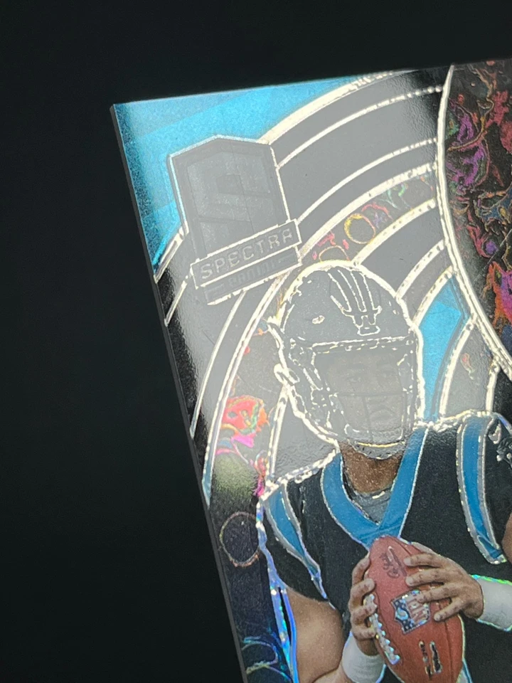 2023 Panini Spectra Football #CH-BY Bryce Young Rc Rookie Chromatic Silver BJHT - Image 4 of 4