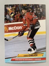1992-1993 Fleer Ultra - Chris Chelios - Chicago Blackhawks - #34 NRMT