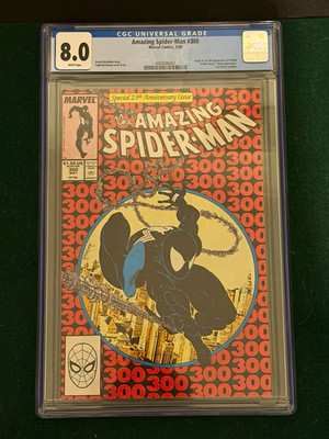 The Amazing Spider-Man #300 Marvel Comics 1988 CGC 8.0