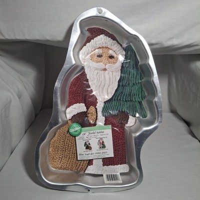 Wilton Old World Santa Christmas Cake Pan Baking Mold w/Insert 2105-2041 1999