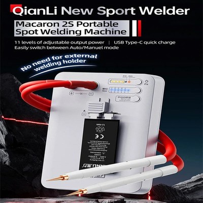QianLi Macaroon 2S Portable Battery Spot Welder Welding Mahine Tool Double Pulse