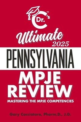 Dr. C's Ultimate Pennsylvania MPJE Review Guide Paperback Book