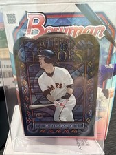 Buster Posey 2013 Topps Archives Gallery of Heroes #GH-BP Die-Cut Stained Glass