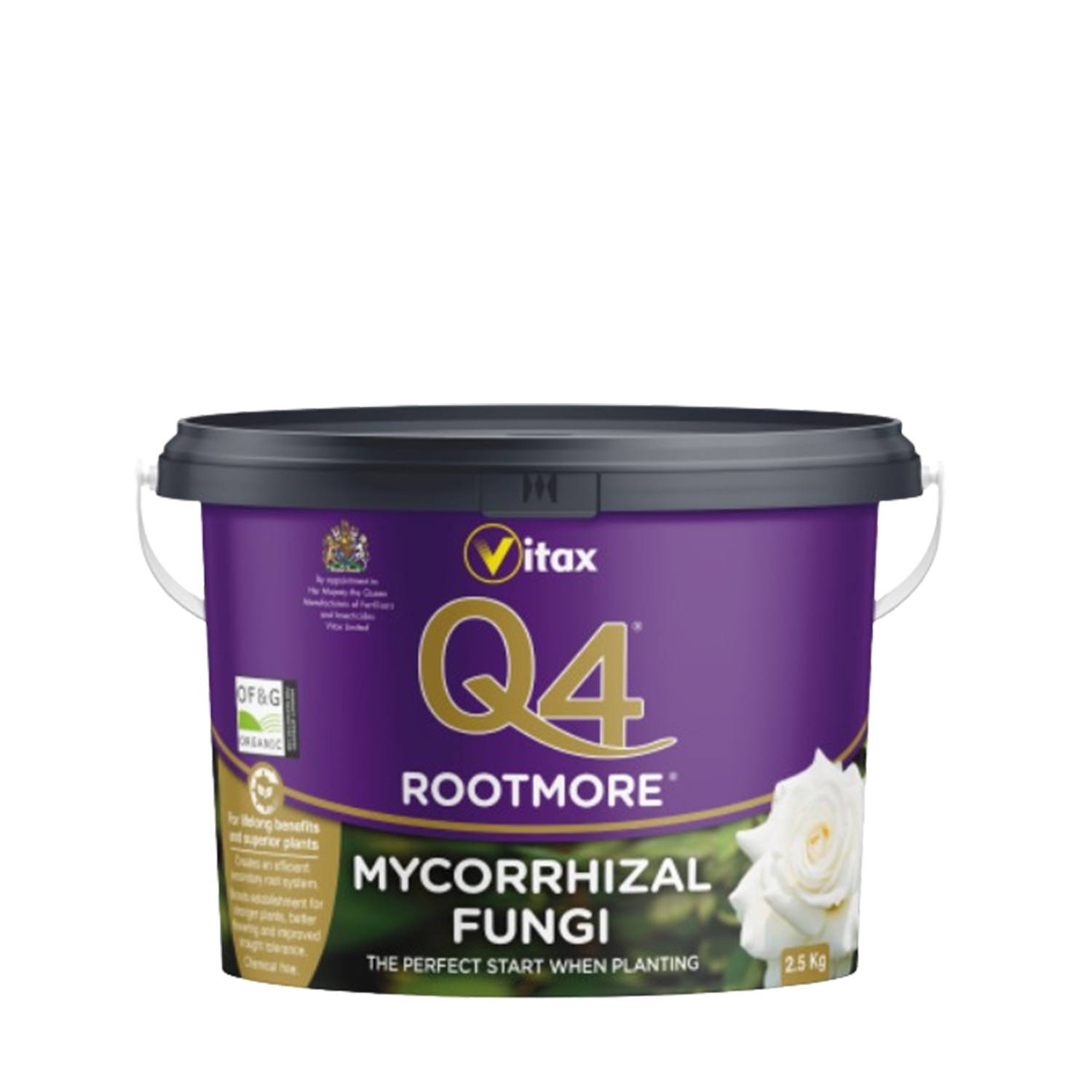 Vitax Q4 Rootmore Mycorrhizal Fungi Biostimulant for Strong Healthy Roots 2.5kg
