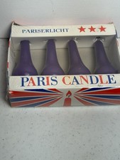 VTG Pariserlicht Paris Candles set Purple  Made In Germany Sealed New