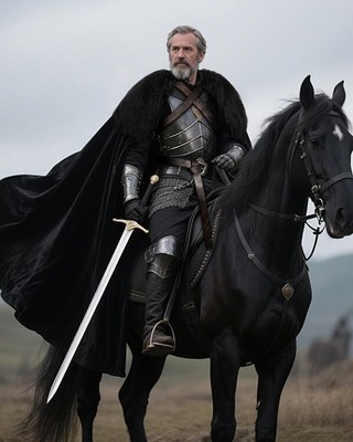 Joukavor Viking Fur Cloak Medieval Cape Men for Halloween One Size