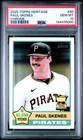 2025 TOPPS HERITAGE 60 PAUL SKENES CHROME RC CUP PSA 10 5000