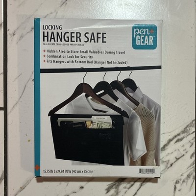 pen+GEAR Locking Hanger Safe Combination Lock Hidden Area Black 16.3 x 9.84 in