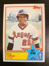 1983 Topps #386 Rod Carew California Angels NM+ Card
