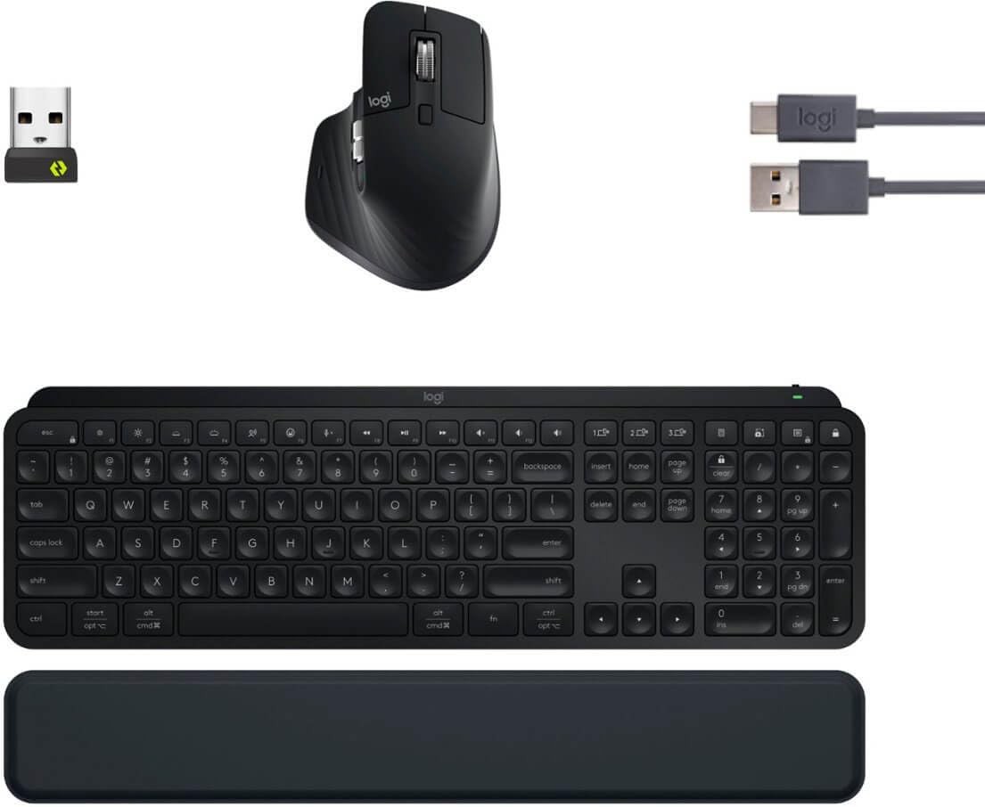 MX Keys S Combo negro, US, Bluetooth 920-012274, imagen 2