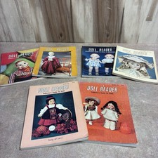Vintage Lot Of 6 Doll Reader Collector  s Guide Magazines 1982 Bi Monthly Issues