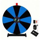 WinSpin 24" Display Prize Wheel Black & Blue Modular Custom Tabletop 12 Slots — photo 1