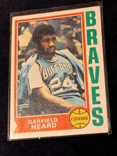 1974-75 Topps Basketball - #44 Garfield Heard - Buffalo Braves VG-EX Condition