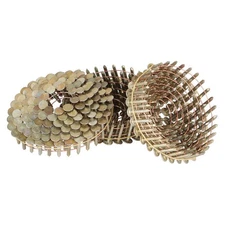 7200Pcs 3/4" × 0.12" 15Degree Galvanized Coil Roofing Nail 3/8" Head Diameter US