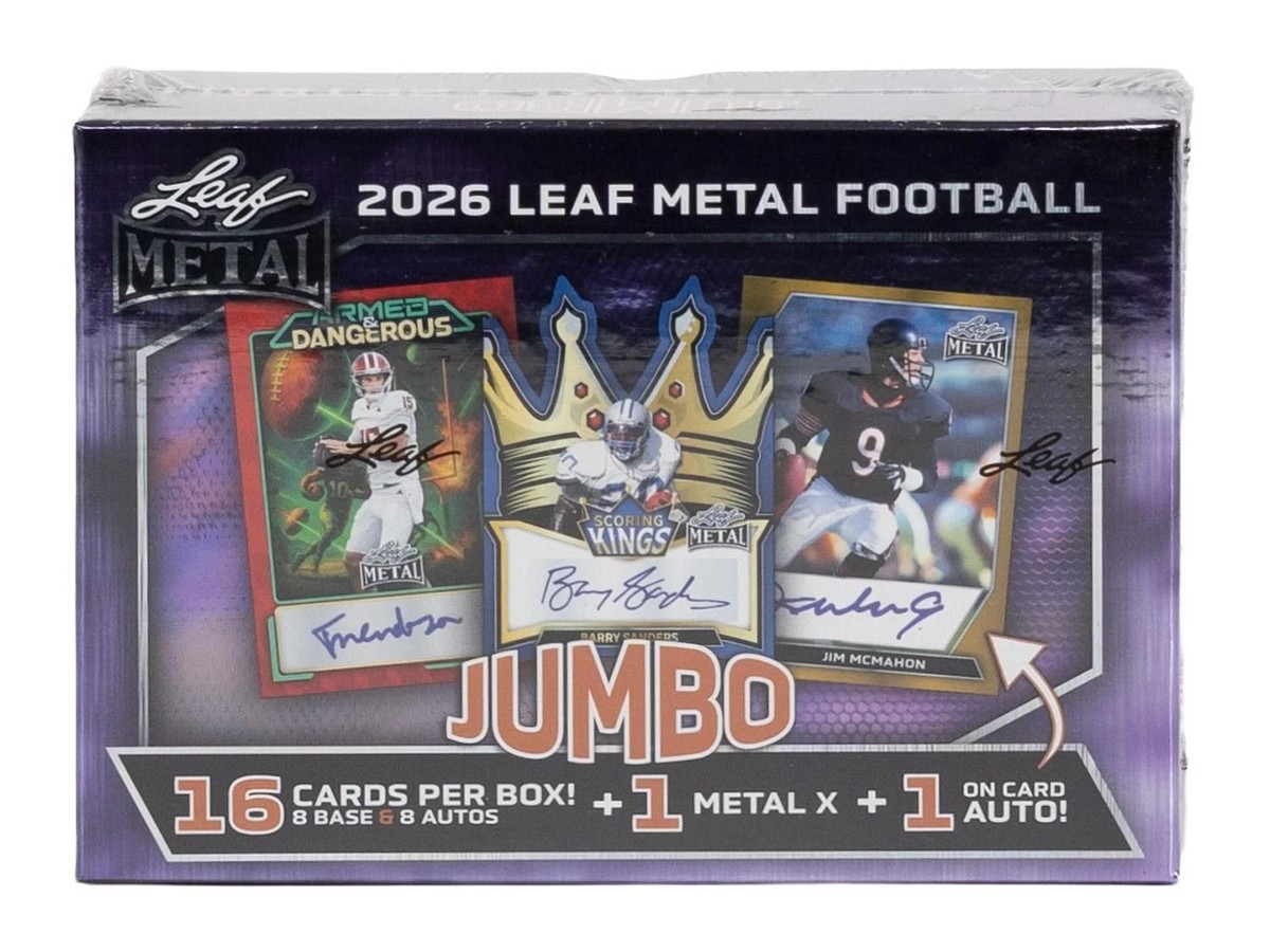 2026 LEAF METAL FOOTBALL HOBBY JUMBO BOX for sale online | eBay